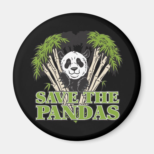 Pandas spara magnet (Framsidan)