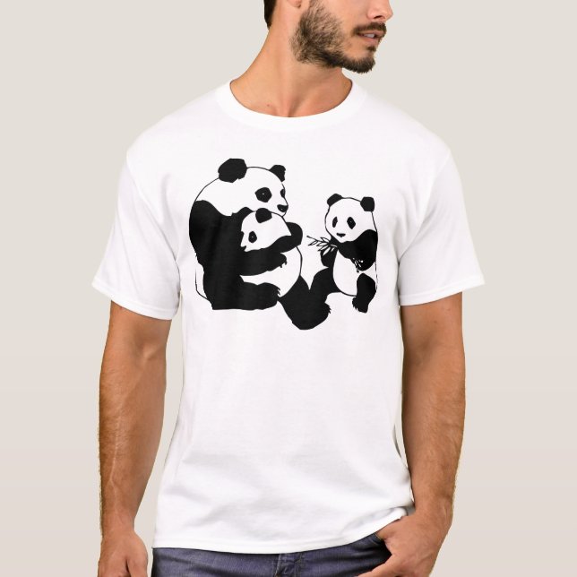 Pandas Tee Shirt (Framsida)