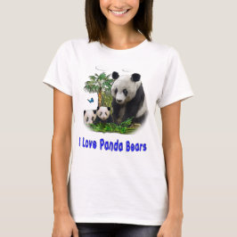 Pandasbjörn t-shirts