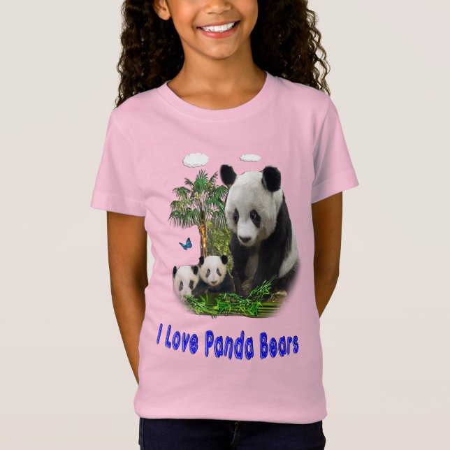 Pandasbjörn t-shirts (Framsida)