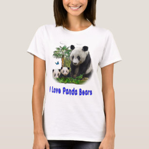 Pandasbjörn t-shirts