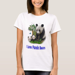 Pandasbjörn t-shirts