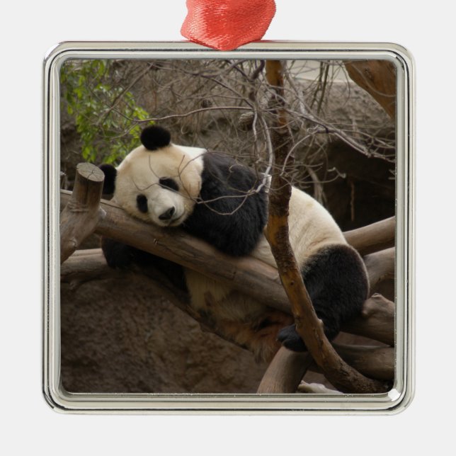 PandaSD003 Julgransprydnad Metall (Framsidan)