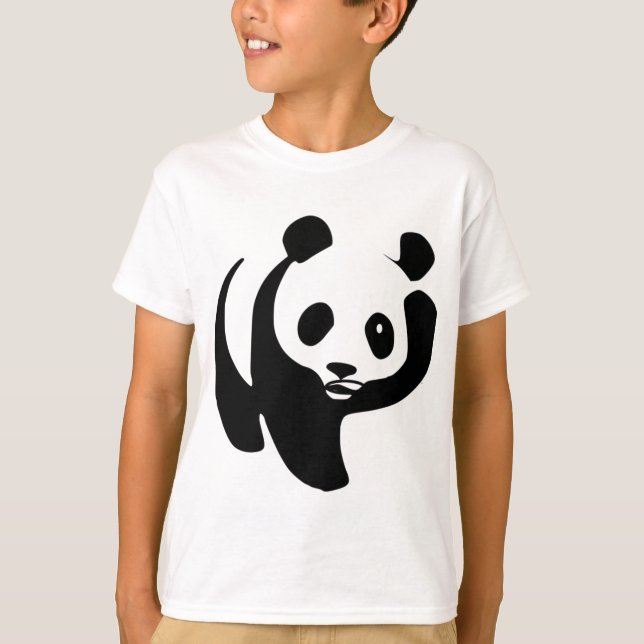 pandaskjorta t shirt (Framsida)