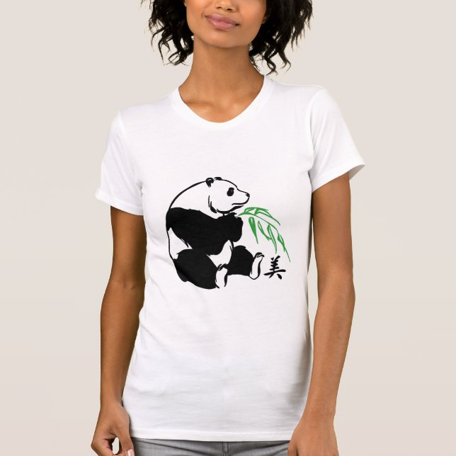Pandaskönhet T Shirt (Framsida)