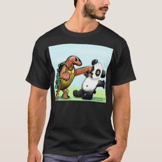 Pandastansmaskinmörk T-shirt