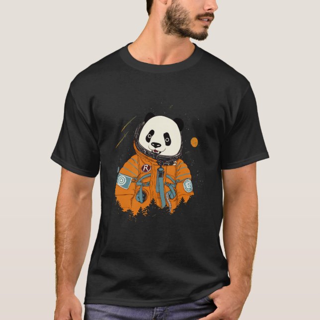Pandastronaut T Shirt (Framsida)