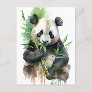 Pandasymbolen av kylig godhet harmoni! 🐼 ✨ vykort