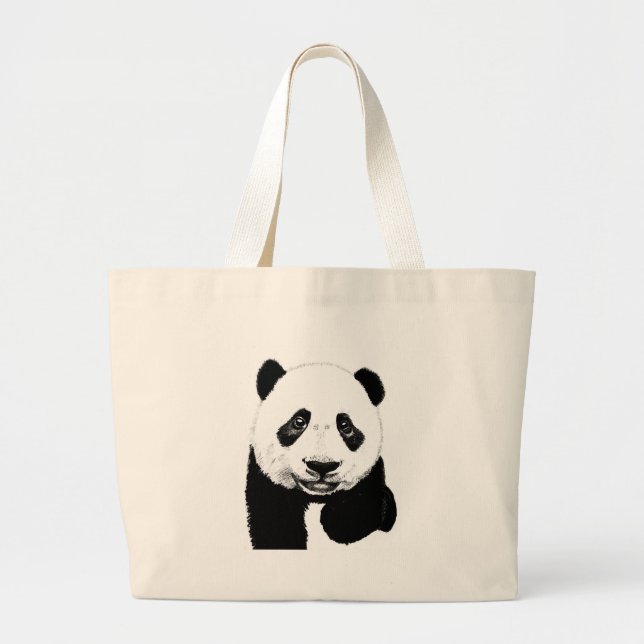 Pandateckning Jumbo Tygkasse (Framsidan)