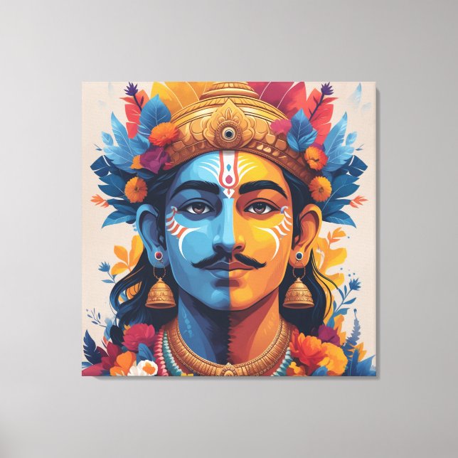 Pandav Leela Canvastryck (Framsida)