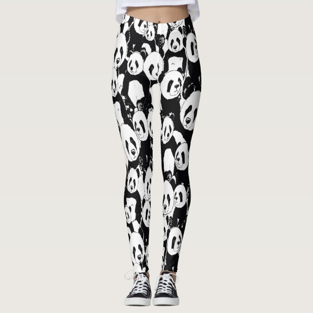 Pandavtryck Leggings (Framsida)
