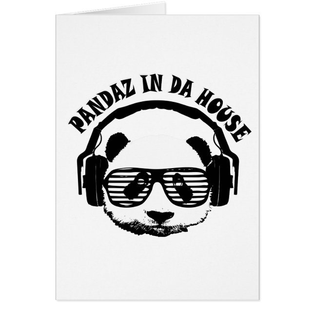 Pandaz i Da-hus Hälsningskort (Framsidan)