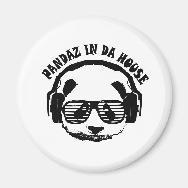 Pandaz in Da House Magnet (Framsidan)