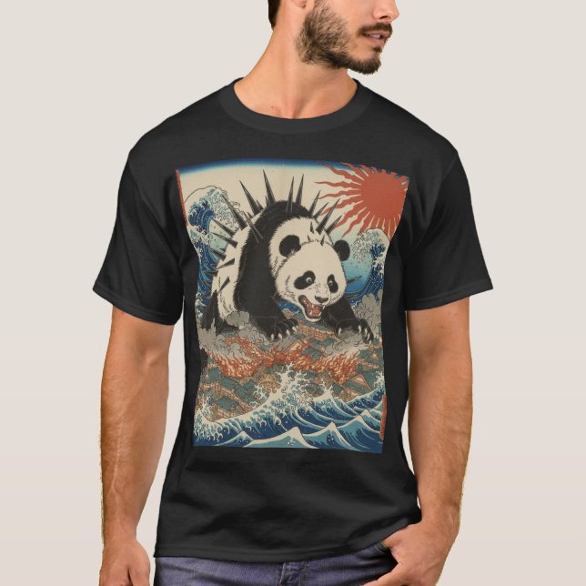 Pandazilla T Shirt (Framsida)