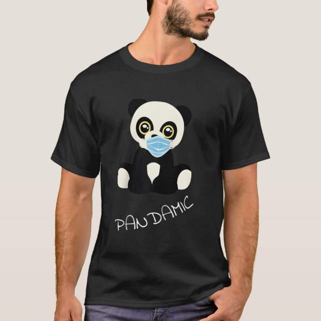 Pandemi Björn Take Off4 Pandemi Panda Baseboll T Shirt (Framsida)