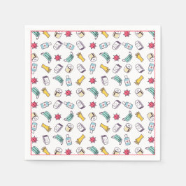 Pandemi Mönster Pappersservett