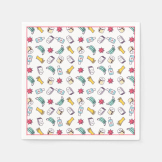 Pandemi Mönster Pappersservett