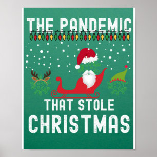 Pandemi som stred jul 2022 Ugly Tacky Julafton Poster