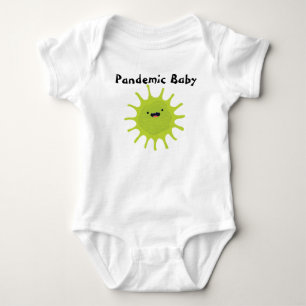 Pandemiskt Baby Grönt Virus Cute Funy T Shirt