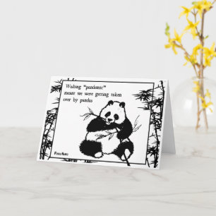 Pandemiskt hälsningskort kort