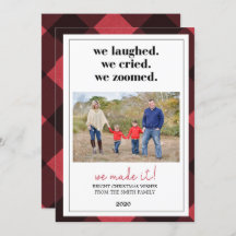 Pandemiskt julkort, Zoom julkort