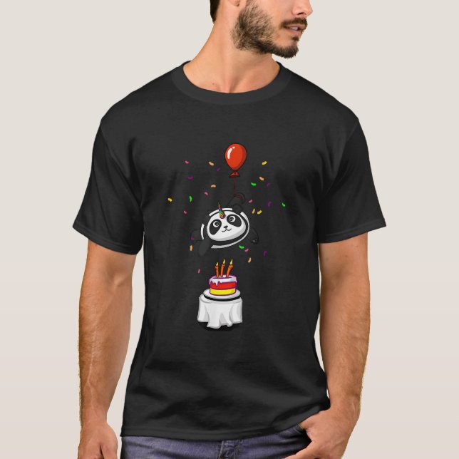 Pandikorn Panda Björn Enhörning Py T Shirt (Framsida)