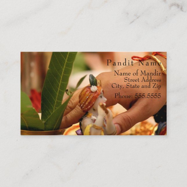 Pandit kontaktkort (tempelläge & servar), (Framsida)