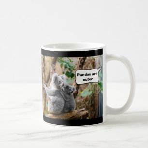 Pandor eller Koalas - Vilken är cuter? Kaffemugg