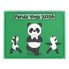 Pandor i yogaställningar Kalender