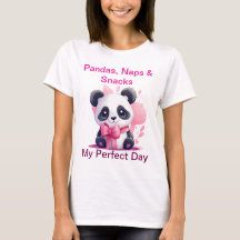 Pandor, Naps & Snacks - Funny Cute Panda T-Shirt