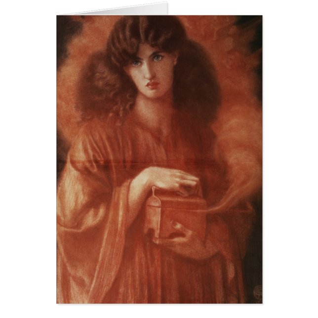 Pandora 1869 hälsningskort (Framsidan)