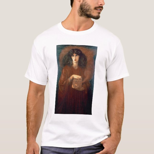 Pandora 1871 (olja på kanfas) t-shirt (Framsida)