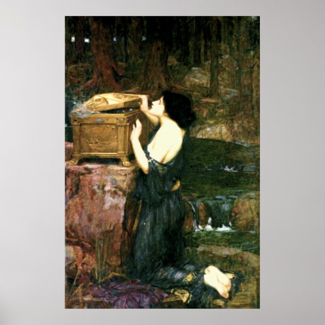 Pandora (1896)~ Fine Art Canvas Poster (Framsidan)