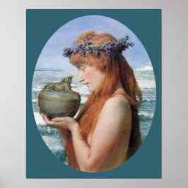 Pandora av Herr Lawrence Alma-Tadema Poster