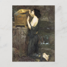 Pandora, av John William Waterhouse, 1896 Vykort