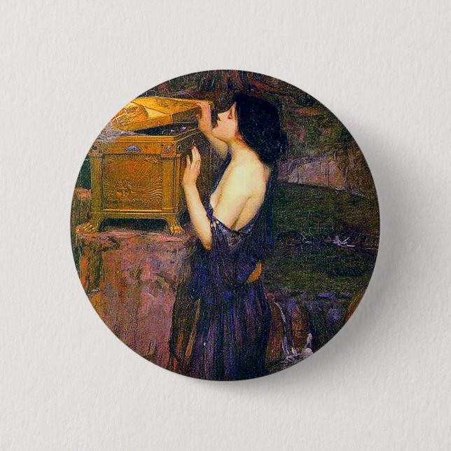 Pandora av John William Waterhouse Knapp (Framsida)