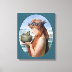 Pandora av Sir Lawrence Alma-Tadema Canvastryck