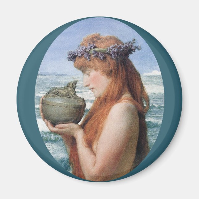 Pandora av Sir Lawrence Alma-Tadema Magnet (Framsidan)