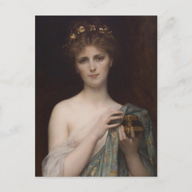 Pandora och boxen vykort (Framsida)