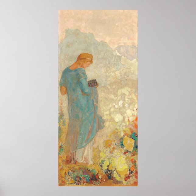Pandora - Odilon Redon Fine Art Poster (Framsidan)