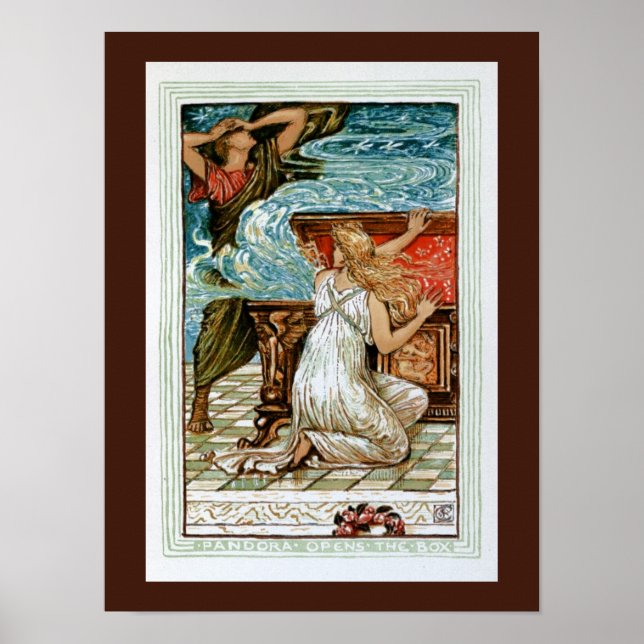 Pandora öppnar lådan poster (Framsidan)