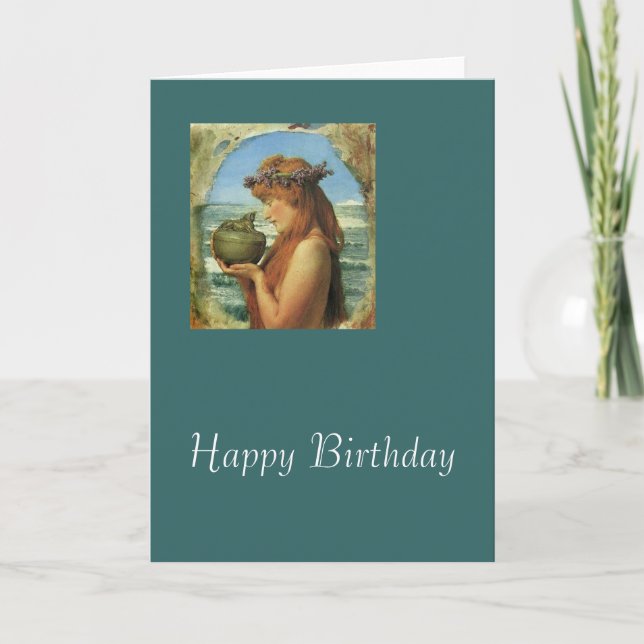 "Pandora" vid Alma-Tadema Kort (Framsida)