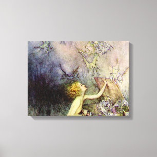 Pandoras ask av Arthur Rackham Canvastryck