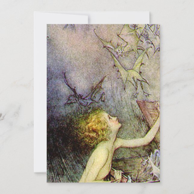 Pandoras ask av Arthur Rackham Inbjudningar (Framsida)