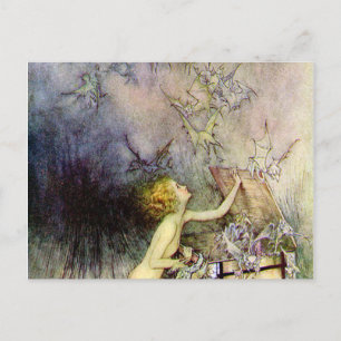 Pandoras ask av Arthur Rackham Vykort