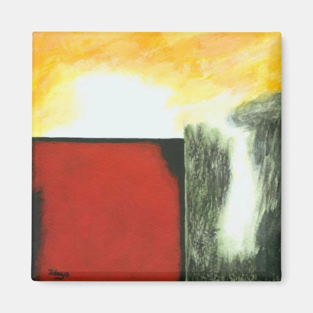 Pandoras ask från originalfärg magnet (Framsidan)