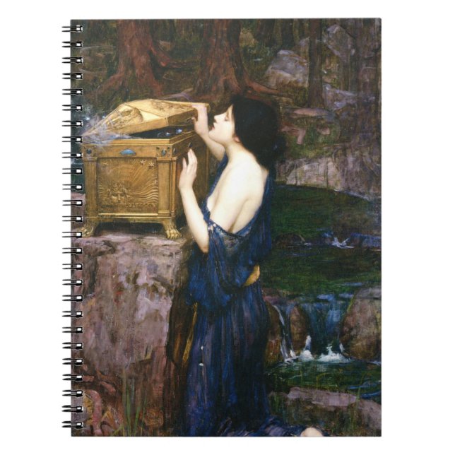 Pandoras ask - John William Waterhouse Anteckningsbok (Framsidan)