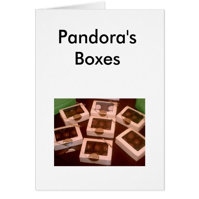 Pandoras boxar OBS kort (Framsidan)