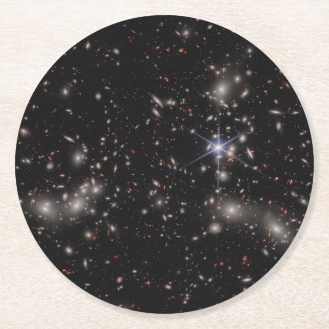 Pandoras kluster underlägg papper rund (Framsidan)