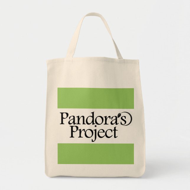 Pandoras projekterar shopping bag tygkasse (Framsidan)